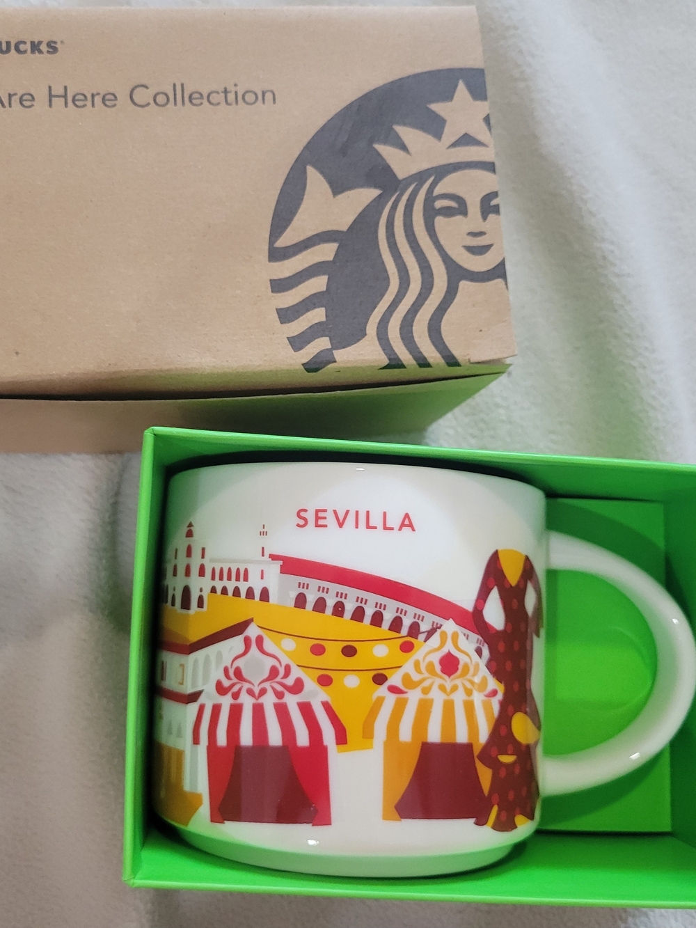 Starbucks Sevilla Ceramic City Mug - You Are Here Collection